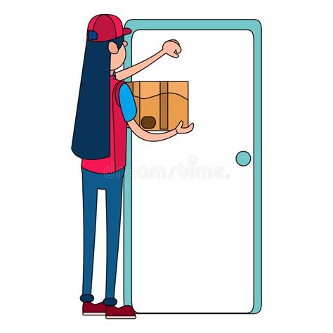 Girl Knocking Stock Illustrations – 56 Girl Knocking Stock ...