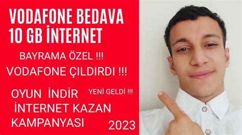 BAYRAMA ÖZEL 10 GB İNTERNET VODAFONE BEDAVA 10 GB İNTERNET KAMPANYASI