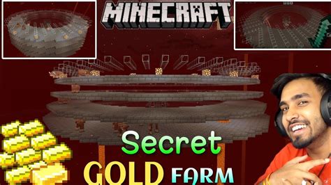 Secret Gold Farm Inside Nether Portal In Techno Gamerz World YouTube