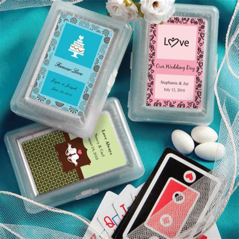 100 Personalized Deck Of Playing Cards Wedding Favors | eBay