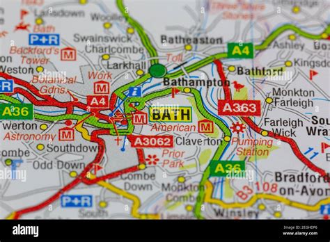 Road Map Of Bath