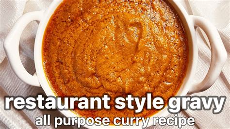 Hotel Style All Purpose Curry Base Gravy Recipe One Curry Base