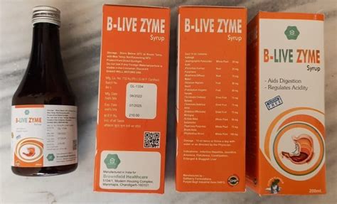 B Live Zyme Syrup Syrups At Rs 210 Box In Fatehabad ID 2849174231855