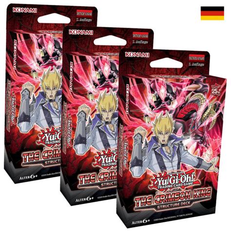 Ygo Yu Gi Oh The Crimson King Karten Sammelkarten De Structure D