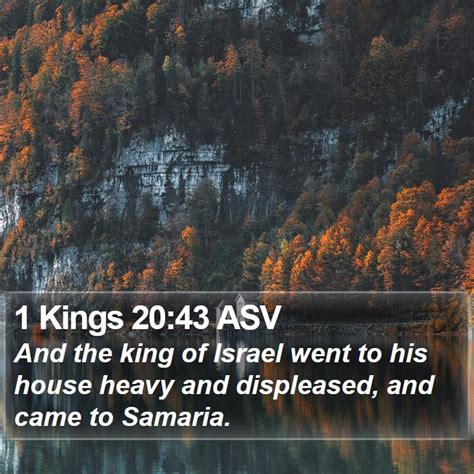 1 Kings 20 Scripture Images 1 Kings Chapter 20 ASV Bible Verse Pictures