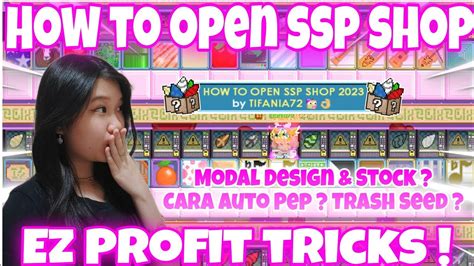 HOW TO OPEN SSP SHOP 2023 Cara Buka SSP Shop Biar Profit