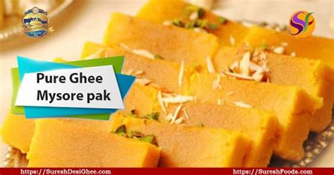 Pure Ghee Mysore Pak