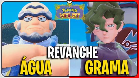 Revanche dos Ginásios do Tipo Água e Grama POKÉMON VIOLET 28 YouTube