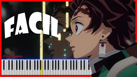 Demon Slayer Kimetsu No Yaiba Op Lisa Gurenge Easy Piano Tutorial Youtube