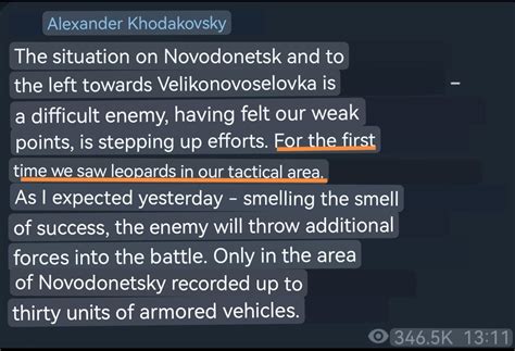 Martin Tuitero On Twitter Alexander Khodakovsky La Situaci N En