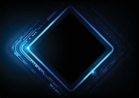 digital technology futuristic blue background  vector art