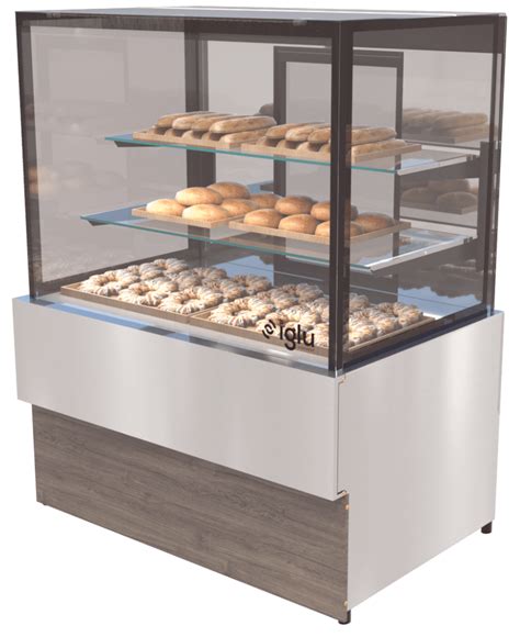 Vitrine Iglu Luxo Neutra 0 70m Iglu Equipamentos Em Inox Para O Seu