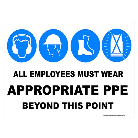 Appropriate Ppe Beyond This Point Buy Now Discount Safety Signs