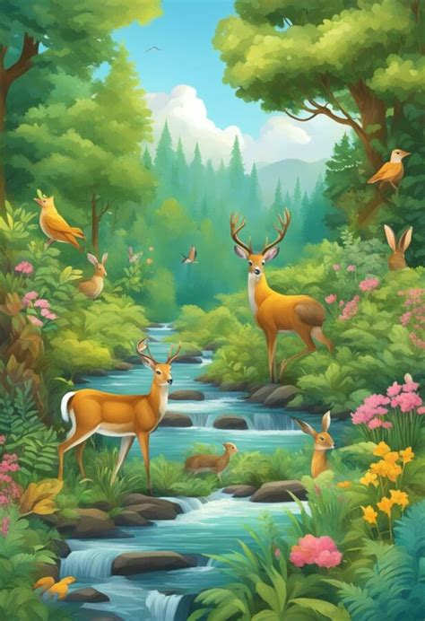 From Canvas to Wilderness: 20 Easy-to-Paint Wildlife Scenes