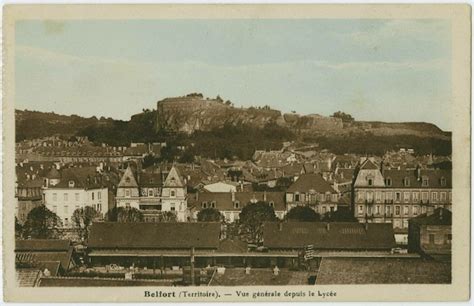 Belfort Belfort Territoire vue générale depuis le lycée Carte