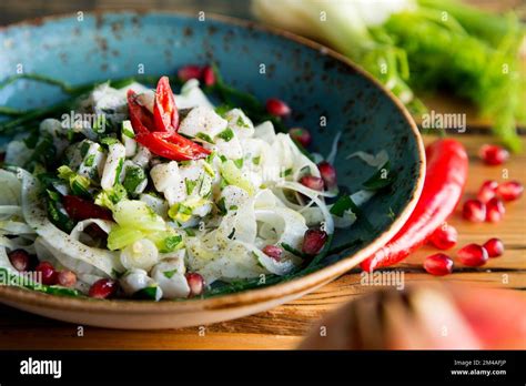 Crevina Ceviche Au Piment épicé Cuit à Lima Pérou Le Ceviche Est Un