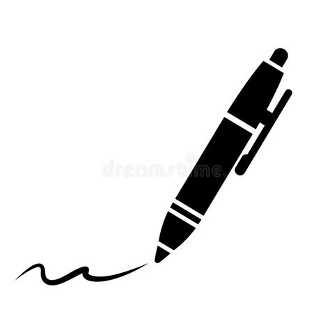 Pen Vector Icon Stock Vector Illustration Of Marker