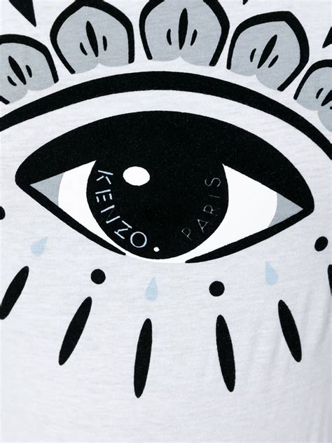 Kenzo 'eye' T-shirt in White | Lyst