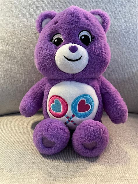 Purple Share Bear 13 Care Bear TCFC Basic Fun Plush Toy - Etsy