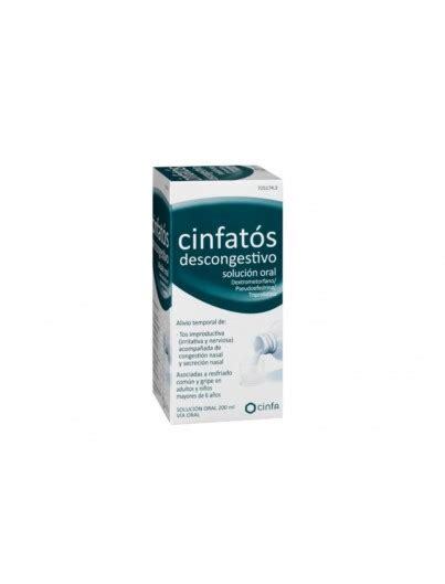 CINFATOS DESCONGESTIVO SOLUCION ORAL 200 ML Farmacia Junco Díez