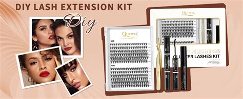 Quewel Lash Clusters Kit 240 Pcs Lash Clusters 30d 40d Diy