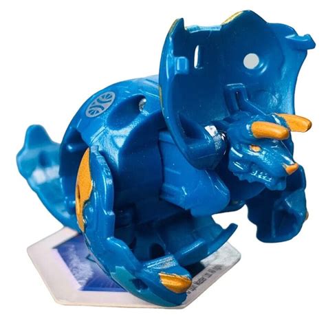 Bakugan Armored Alliance Spin Master Blue Aquos Hydorous X Trhyno B