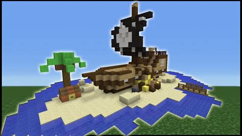 Minecraft Tutorial: How To Make A Shipwreck House - YouTube