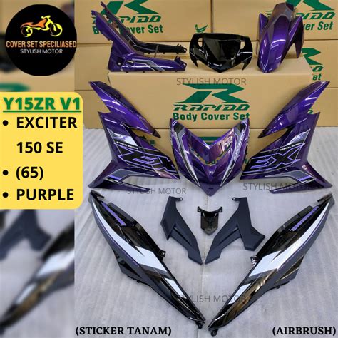 Sticker Tanam Airbrush Rapido Cover Set Yamaha Y Y Zr V V