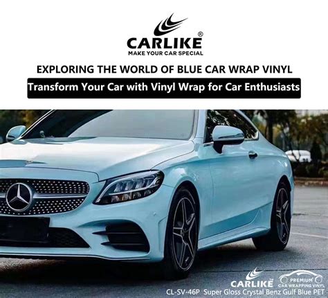 The Power of Blue: Transforming Your Car with Vinyl Wrap for Car Lover ...