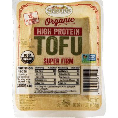 Sprouts Organic High Protein Super Firm Tofu (16 oz) - Instacart