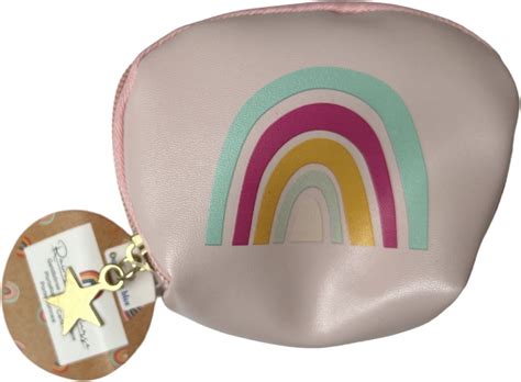 Mini Regenboog Tasje Met Ritssluiting Etuitje Etui Regenboog