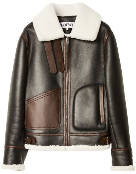 Loewe Shearling Aviator Jacket ShopStyle