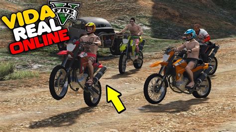 Gta V Vida Real Fui Fazer Trilha De Moto Os Amigos