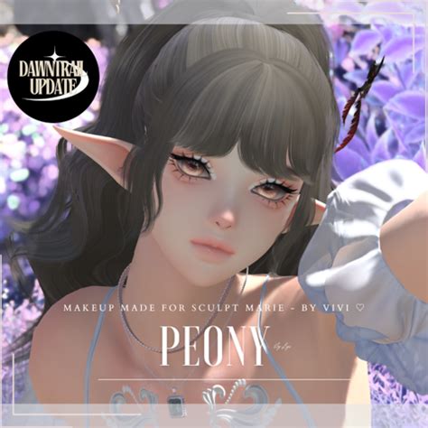 Peony Makeup For Sculpt Marie By Vivi Miqote Aura Viera DT