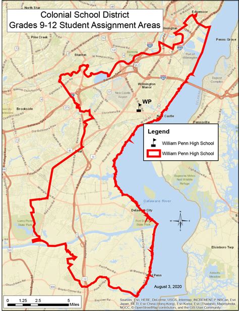 Map of Colonial - Colonial School District