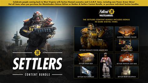 Raider Settler Content Bundle Wastelanders Fallout Bethesda