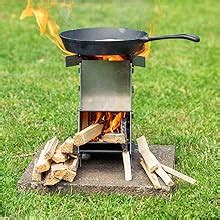 BBQ Toro Stufa A Razzo 5 Rocket Stove Con Sistema A Incastro In