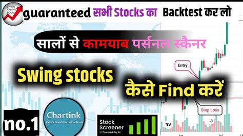 Chartink Screener For Swing Trading Swing Trading Stocks Selection