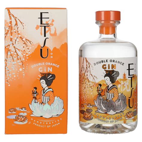 Etsu Gin DOUBLE ORANGE Limited Edition 43 Vol 0 7l In Giftbox