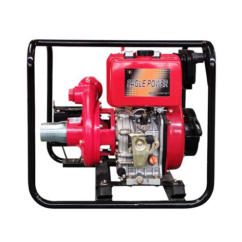 China Strong Air Cooled Diesel High Pressure Cast Iron Water Pump Set