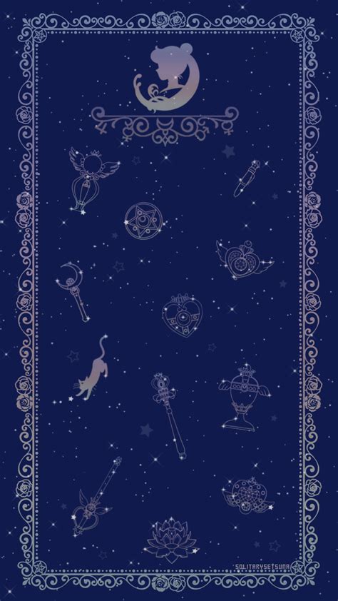 Sailor Moon constellation lockscreen Bases used in...