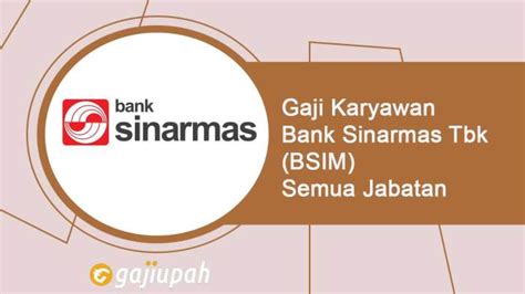 Gaji Menggiurkan Pegawai Bank Sinarmas Peluang Karier Yang Menjanjikan