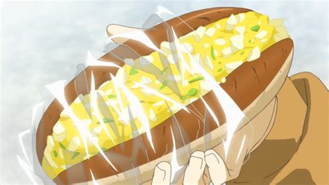 Itadakimasu Anime Bread Filled With A Mix Of Egg Tartar Sauce And