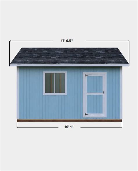 Diy X Gable Storage Shed Plan Single Door Dshedplans