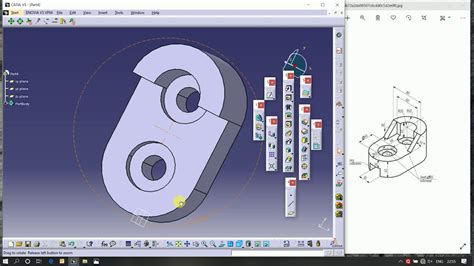 Catia 3d Practice Simple 3d Drawing Youtube