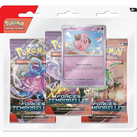 Pack De Booster Sous Blister Pok Mon Forces Temporelles Ev