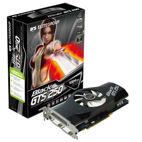 ECS Geforce GTS 250 256 Bit 1GB DDR3 Black Edition ClickBD