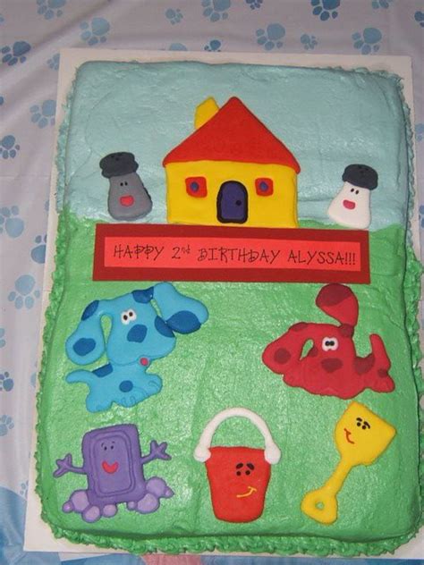 Blue's Clues Birthday Cake - CakeCentral.com