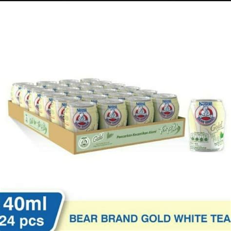 Jual Nestle Bear Brand Susu Beruang Gold Teh Putih Ml X Pcs