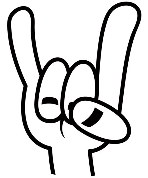 Devil Horns Hand Clip Art